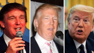 Donald Trump's hair transformation: before and after photos