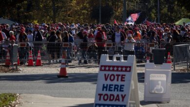 Early voters are showing up in the polls for the 2024 presidential election