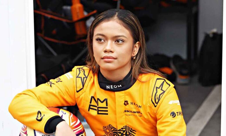 F1's Bianca Bustamante, 19, talks about breaking racing barriers for women