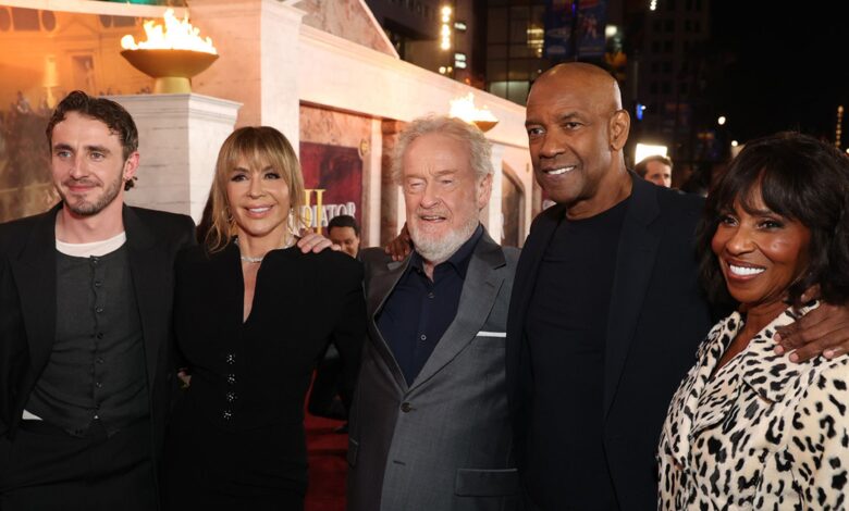 'Gladiator II' Cast at LA Premiere, Denzel Washington, Paul Mescal & More