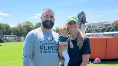 Jason Kelce Jokes Kylie Kelce 'is preparing for baby No. 4 more than he is