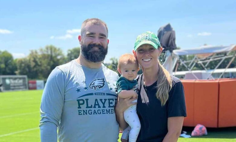 Jason Kelce Jokes Kylie Kelce 'is preparing for baby No. 4 more than he is