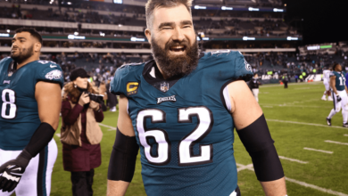 Jason Kelce tackles Late-Night Series for ESPN