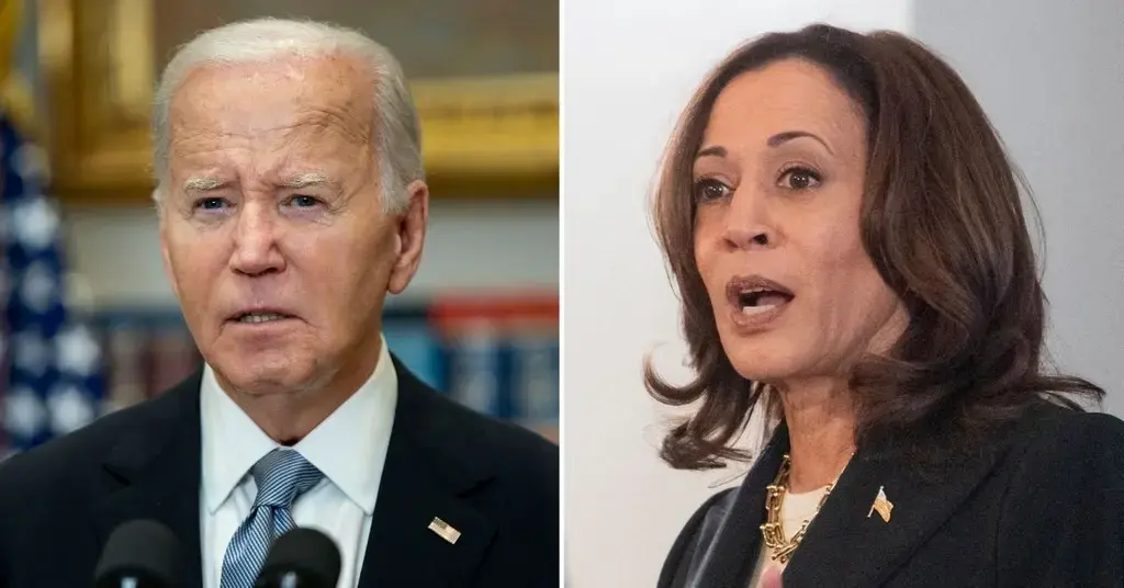 Joe Biden's team has briefed reporter Kamala Harris