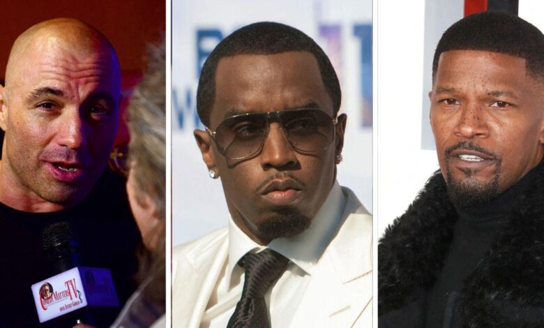 Joe Rogan tackles the viral conspiracy rumor that Diddy poisoned Jamie Foxx