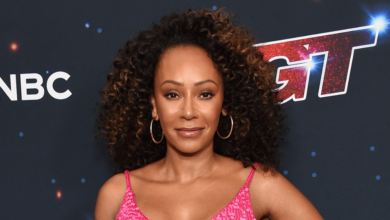 Mel B shows off her bum in a nude photo as she reveals her self-care routine