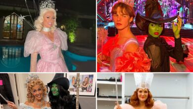 'Popular' celebrities dressed as 'Wicked's Glinda and Elphaba!