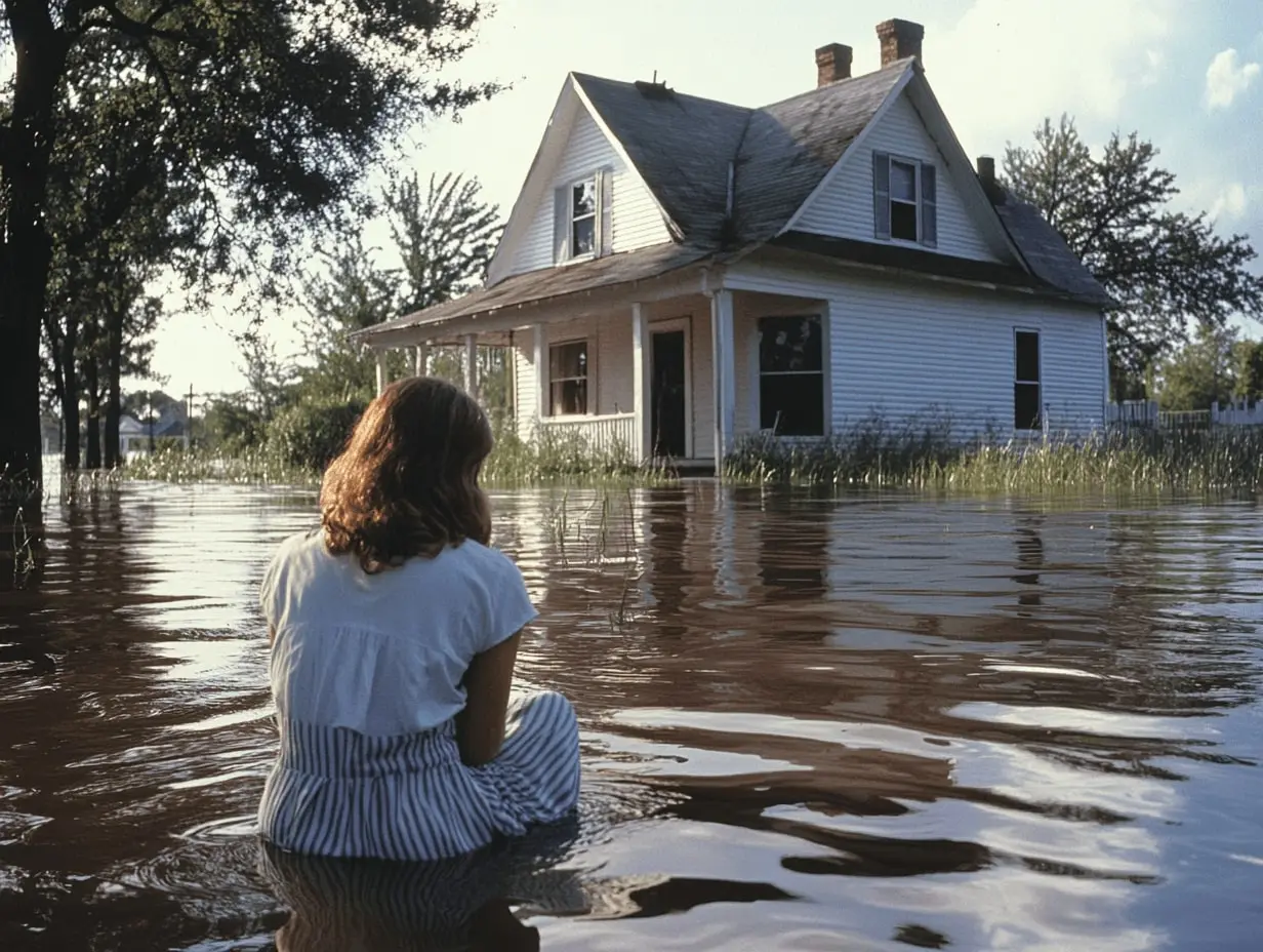 u8582458568_woman_looks_on_as_her_home_is_flooded_-ar_43_-v_8a658f12-d5d1-4860-bc90-00b135c9eeea_1-min