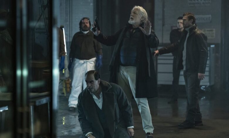 'The Penguin's' Clancy Brown on the death of Salvatore Maroni, the torture of Oz