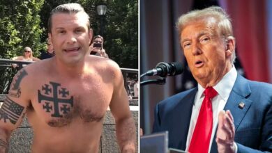 Trump's Defense Secretary Pete Hegseth's tattoos have been decoded