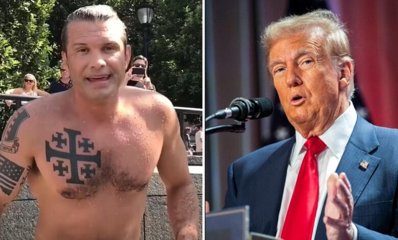 Trump's Defense Secretary Pete Hegseth's tattoos have been decoded