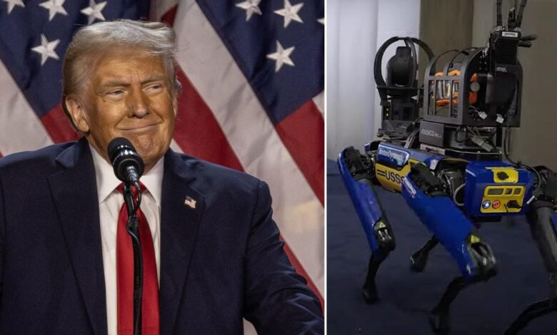 Trump's complex in Florida is guarded by robot dogs