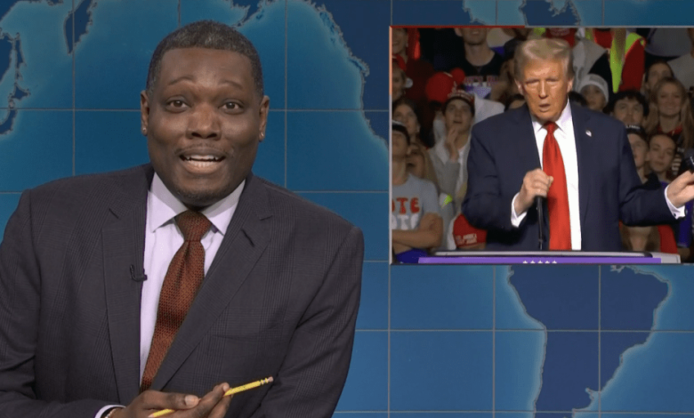 'Weekend Update' Mocks Trump's X-Rated Rally Motion on Election Night