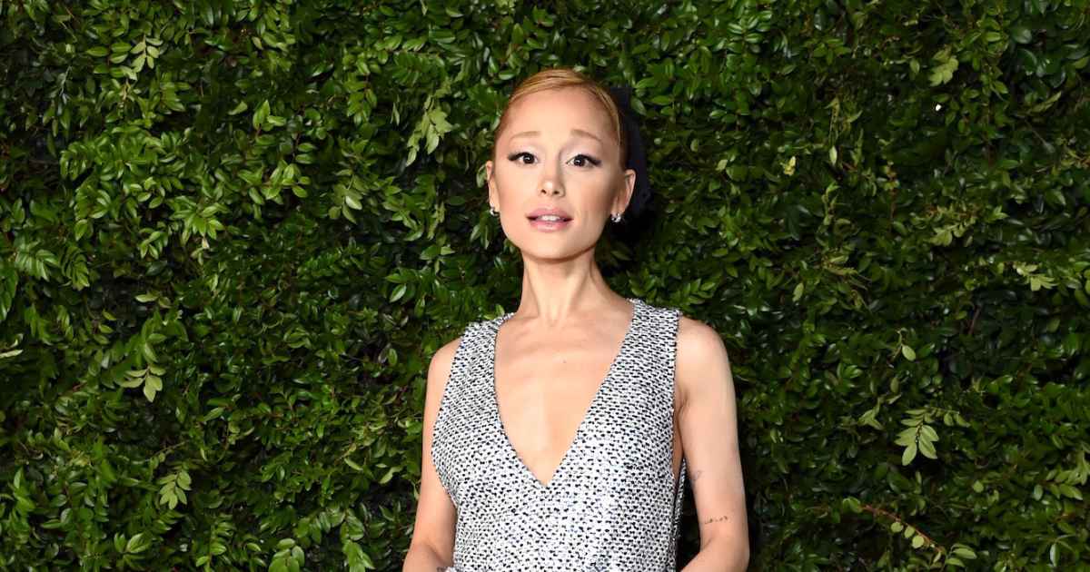 Ariana Grande effortlessly owns the Tweed trend in a Chanel mini dress