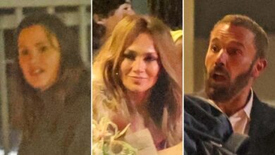 Ben Affleck, Jennifer Lopez and Jennifer Garner go to a play at the same school