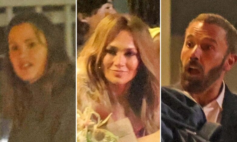 Ben Affleck, Jennifer Lopez and Jennifer Garner go to a play at the same school