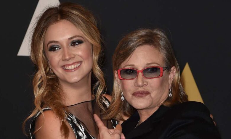 Billie Lourd shares emotional tribute to late mother Carrie Fisher