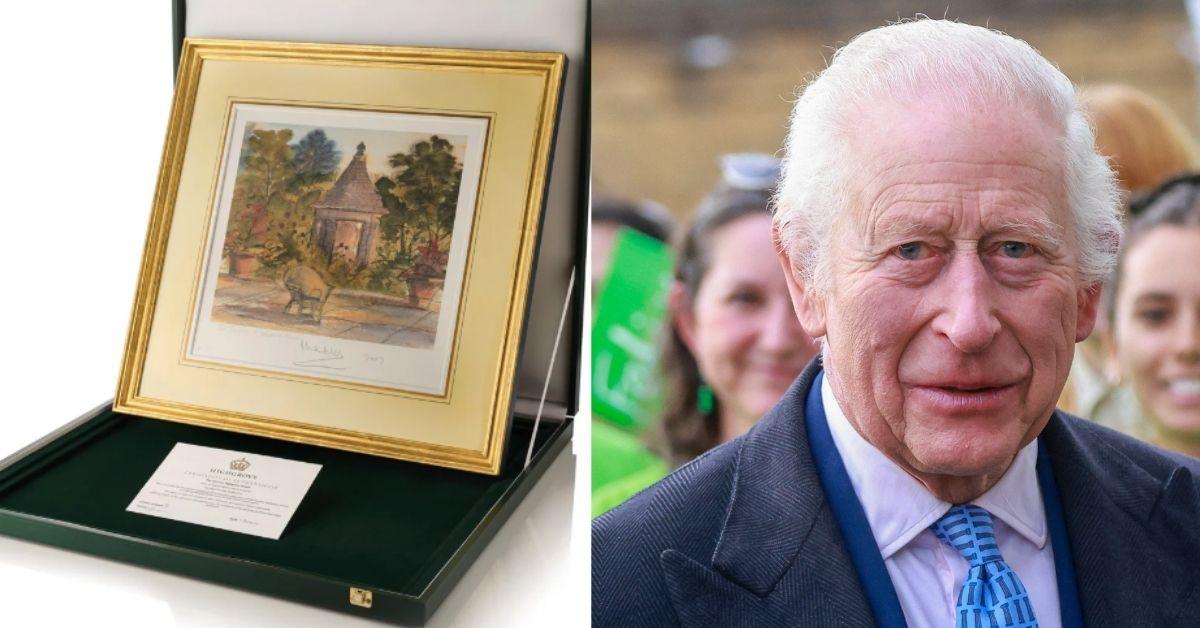 Dying Charles 'spends hours creating legacy to sell in his royal shop'
