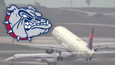 Gonzaga men's basketball team jet nearly collides with outbound plane, FAA investigates