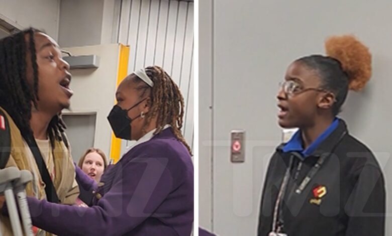 Heated wheelchair exchange at Atlanta airport captured on video