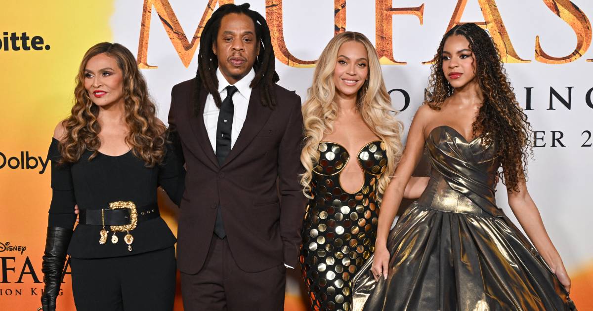 Jay-Z walks the red carpet with Beyonce and Blue Ivy amid rape allegations
