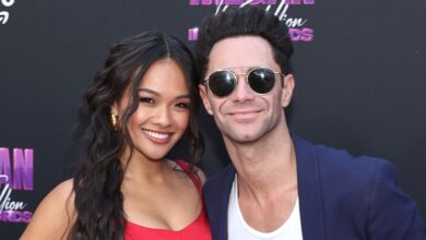 Jenn Tran says Sasha Farber got her "thoughtful" birthday gifts