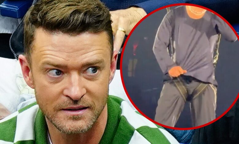 Justin Timberlake's Bulge From Nashville show goes viral