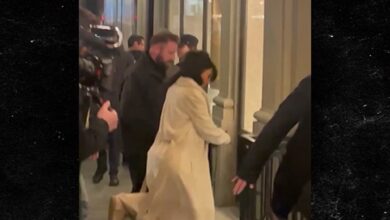 Kim Kardashian uses a mobility scooter to get around after a foot injury