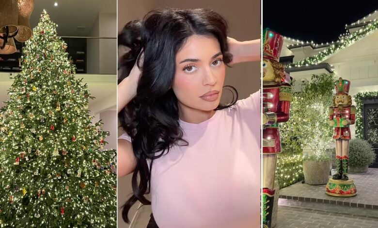 Kylie was furious about 'wasteful' and 'garish' Christmas decorations