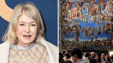 Martha Stewart robbed for taking banned photos in the Sistine Chapel