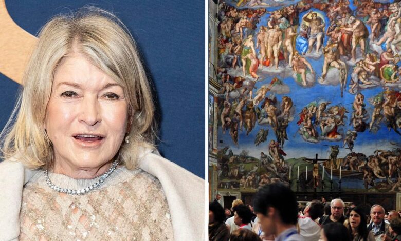 Martha Stewart robbed for taking banned photos in the Sistine Chapel