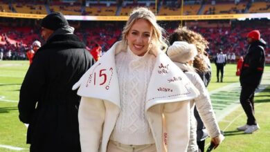 Pregnant Brittany Mahomes' Game Day jacket is a beautiful tribute to 3 children