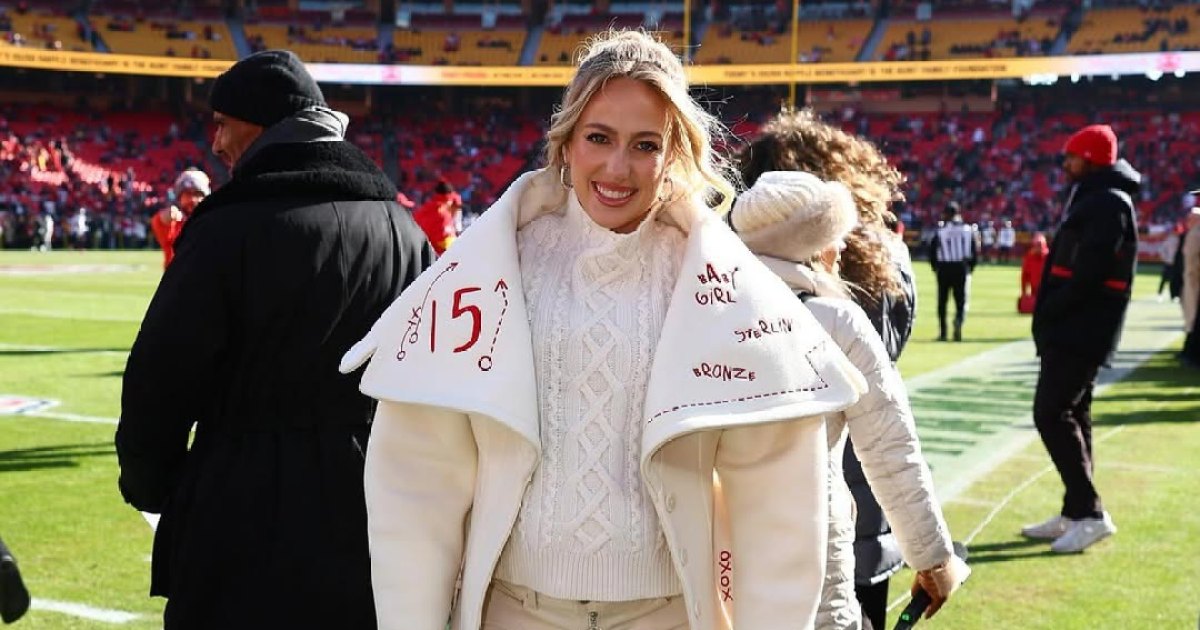 Pregnant Brittany Mahomes' Game Day jacket is a beautiful tribute to 3 children