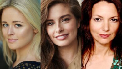 Rachel Shenton, Emily Atack and Joanne Whalley star in 'The Rumour'