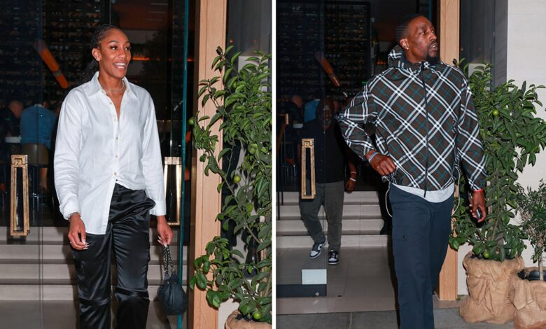 A'ja Wilson and Bam Adebayo spotted on a date night in Beverly Hills