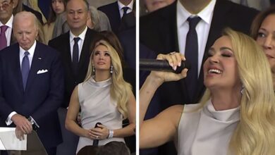 Carrie Underwood forced to sing a capella at the inauguration after a technical glitch