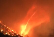 Fire tornado emerges amid massive inferno destroying Los Angeles