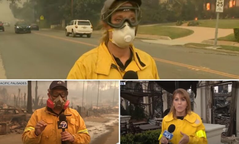 Inside L.A. Local TV Fire Coverage, As Reporters Cover Devastation