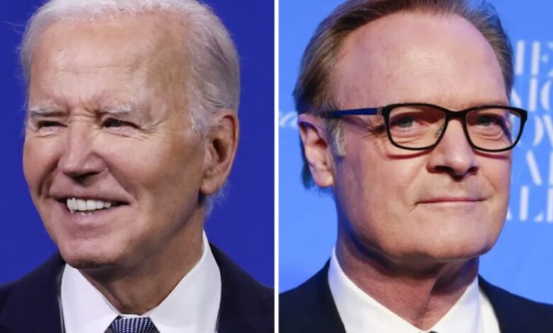 Joe Biden conducts final presidential interview with Lawrence O'Donnell