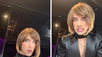 Joe Jonas goes all glam in drag in hilarious TikTok clip