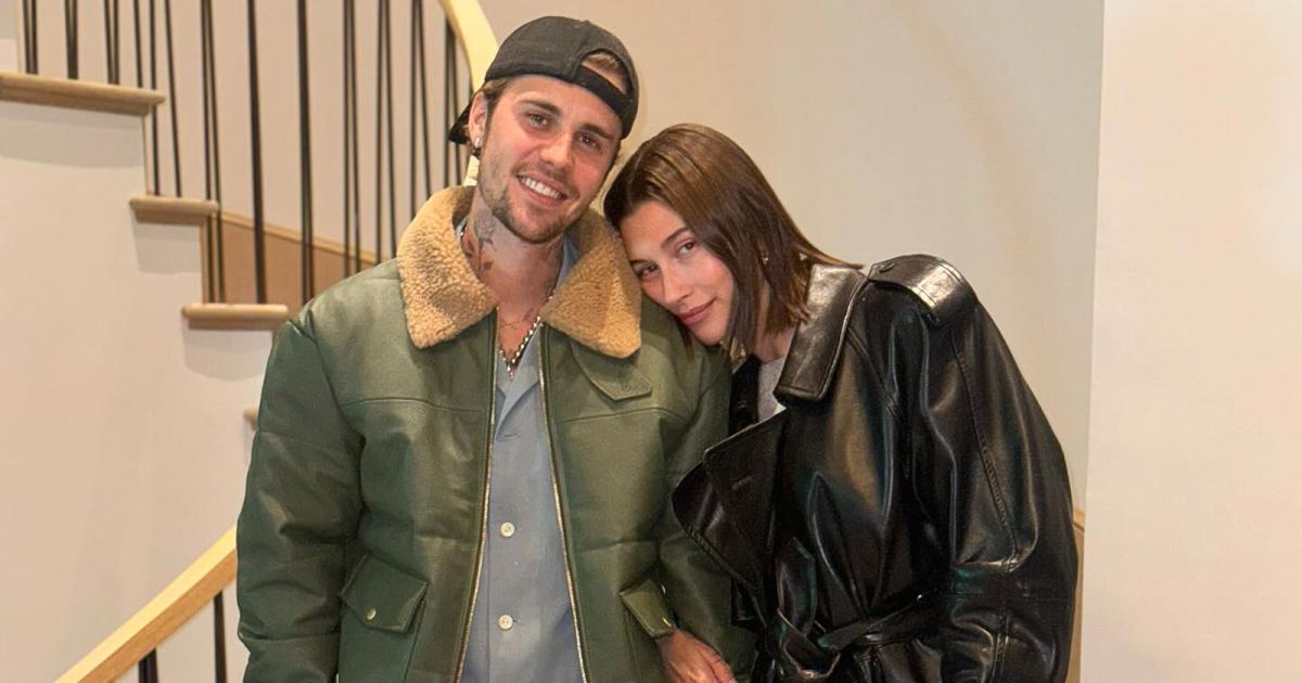 Justin Bieber gives son Jack a sweet kiss in black and white photo