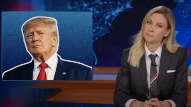 Late Night hosts mock Trump's response to the LA fires