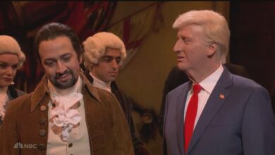 Lin-Manuel Miranda's 'SNL' Cameo while Alexander Hamilton interrupted