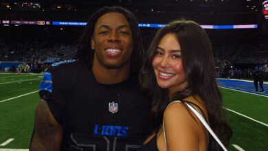 Lions Star Jahmyr Gibbs and Nicole Anderson's Relationship Timeline