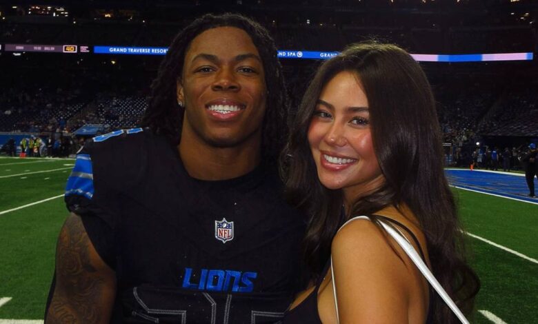 Lions Star Jahmyr Gibbs and Nicole Anderson's Relationship Timeline