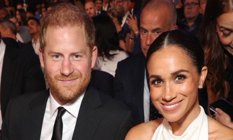 Meghan Markle and Prince Harry visit bushfire victims in LA