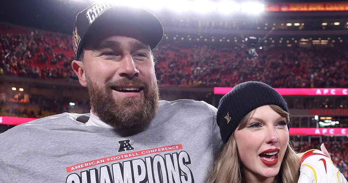 Taylor Swift told Travis Kelce that she is 'so proud' after the AFC championship