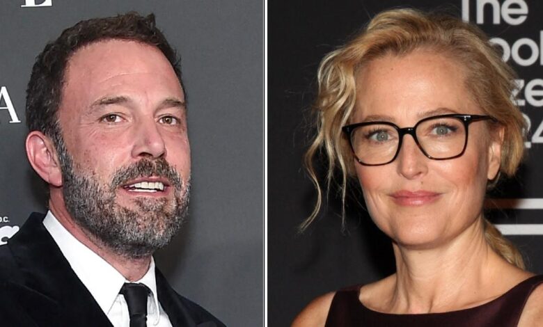 Ben Affleck's 'overjoyed with a new role with old Crush Gillian Anderson'