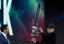 Elon Musk waves around chainsaw on CPAC, heels through bureaucracy