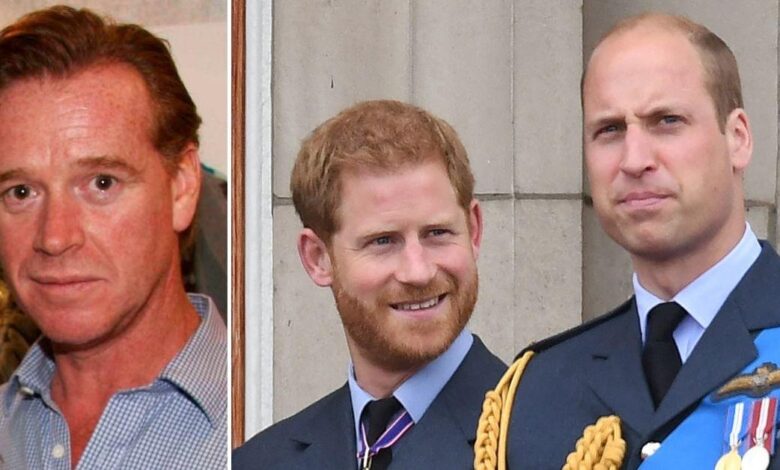 James Hewitt comes in to cure Harry and William's Royal Rift